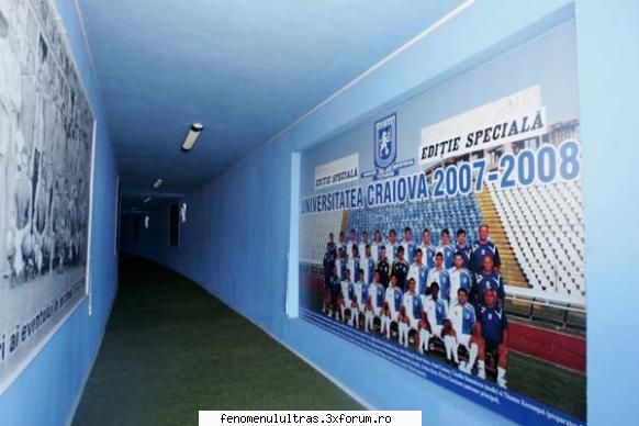 tunelul spre teren stadionul ion oblemenco ..