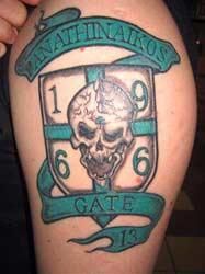 tatuaje Down